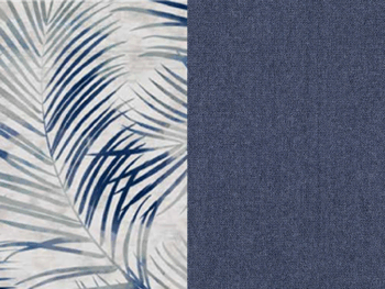 NABBI Arco L rozkladacia pohovka vzor / modrá – Obrázok 3