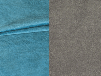 NABBI Rossano U L rohová sedačka u s rozkladom svetlomodrá / sivá – Obrázok 2