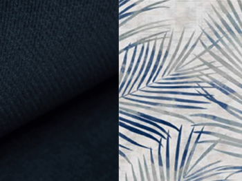 NABBI Alkazar L rohová sedačka s rozkladom a úložným priestorom tmavomodrá / vzor – Obrázok 2