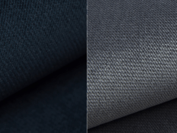 NABBI Belluno L rohová sedačka s rozkladom a úložným priestorom tmavomodrá / tmavosivá – Obrázok 2