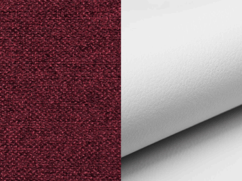 NABBI Asti L/P rohová sedačka s rozkladom a úložným priestorom vínová / biela - Image 2