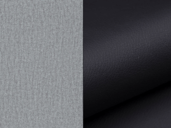 NABBI Almero L rohová sedačka s rozkladom a úložným priestorom svetlosivá (Monolith 84) / čierna (Soft 11) – Obrázok 3