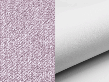 NABBI Torres U P rohová sedačka u s rozkladom a úložným priestorom ružová / biela – Obrázok 2