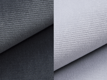 NABBI Folino 180 čalúnená manželská posteľ s roštom tmavosivá / svetlosivá – Obrázok 2