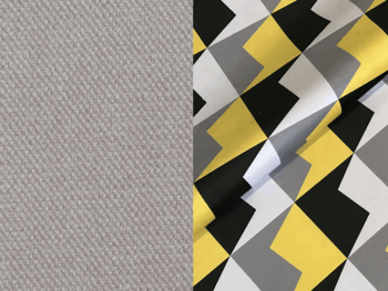 NABBI Aveza 3F rozkladacia trojsedačka s úložným priestorom krémová / vzor – Obrázok 2