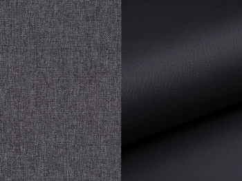 NABBI Feraro L/P rohová sedačka s rozkladom a úložným priestorom sivá (Sawana 05) / čierna (Soft 11) – Obrázok 2