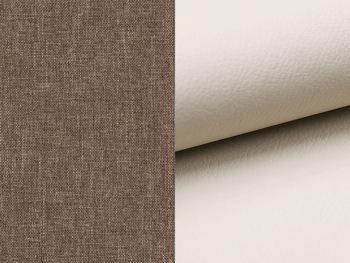 NABBI Novara L/P rohová sedačka s rozkladom a úložným priestorom hnedá / béžová – Obrázok 2