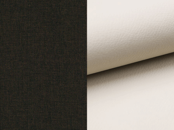 NABBI Dalino 140 čalúnená manželská posteľ s úložným priestorom tmavohnedá (Sawana 26) / béžová (Soft 33) – Obrázok 2