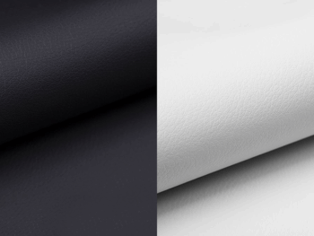 NABBI Novara L/P rohová sedačka s rozkladom a úložným priestorom čierna (Soft 11) / biela (Soft 17) – Obrázok 4