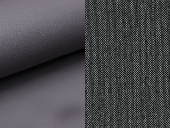 NABBI Folino 160 čalúnená manželská posteľ s roštom sivá / tmavosivá – Obrázok 2