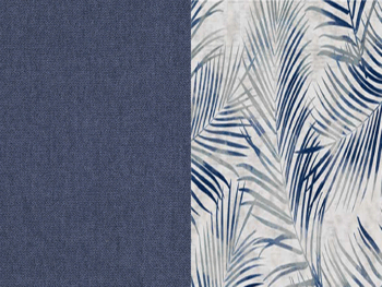 NABBI Aveza U L/P rohová sedačka u s rozkladom modrá / vzor – Obrázok 2