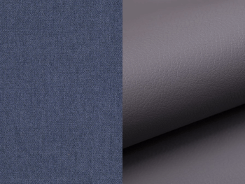 NABBI Salerno P rohová sedačka s rozkladom modrá / sivá – Obrázok 2