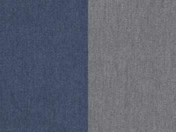 NABBI Grosseto P rohová sedačka u s rozkladom a úložným priestorom modrá / sivá – Obrázok 2