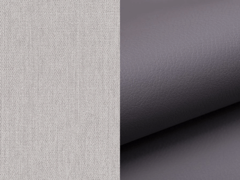 NABBI Oristano L rohová sedačka s rozkladom a úložným priestorom svetlosivá / sivá – Obrázok 2