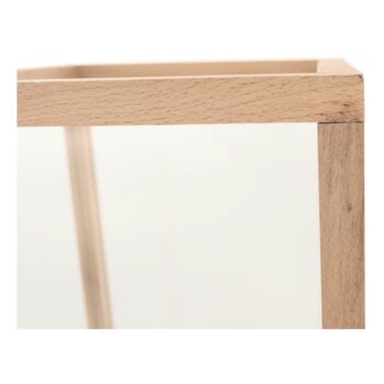 Drevený lampáš Emet Typ 3 s výškou 41 cm je elegantným doplnkom, ktorý prinesie do vášho interiéru nádych prírodnej krásy a moderného dizajnu. Vyrobený z masívneho dubu a skla, tento lampáš kombinuje tradičné materiály s moderným vzhľadom, čím vytvára jedinečný estetický zážitok.