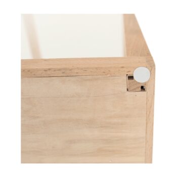 KONDELA Emet Typ 3 drevený lampáš 41 cm dub – Obrázok 2