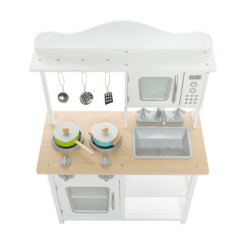 Detská kuchynka Emiel v bielej a prírodnej farbe je ideálnym doplnkom pre každé dieťa vo veku od 6 do 12 rokov, ktoré sa rado hrá na kuchára. Táto moderná kuchynka je navrhnutá tak, aby podporovala kreativitu a rozvíjala zručnosti detí pri hre. Vďaka svojmu elegantnému dizajnu a svetlým farbám…