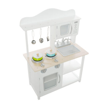 Detská kuchynka Emiel v bielej a prírodnej farbe je ideálnym doplnkom pre každé dieťa vo veku od 6 do 12 rokov, ktoré sa rado hrá na kuchára. Táto moderná kuchynka je navrhnutá tak, aby podporovala kreativitu a rozvíjala zručnosti detí pri hre. Vďaka svojmu elegantnému dizajnu a svetlým farbám…