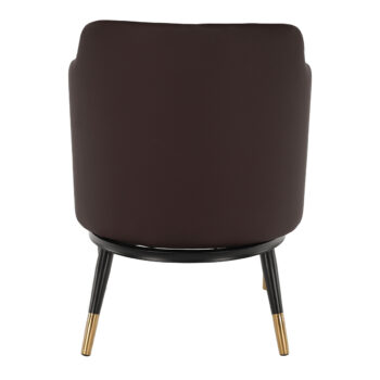 Dizajnové kreslo Emren je skvelou voľbou pre tých, ktorí hľadajú moderný a štýlový doplnok do svojho interiéru. Toto klasické kreslo vyniká svojím elegantným vzhľadom, ktorý kombinuje čiernobielu, hnedú a čiernu farbu. Je vyrobené z kvalitných materiálov ako ekokoža a látka, čo zaručuje jeho…