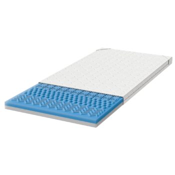 Topper je v kvalitnom prevedení vhodný na rôzne typy postelí, či na rozkladací gauč. Je masážny, ponúkne vám  pohodlnejšie spanie. Poťahová látka toppera je príjemná na dotyk. Zmierňuje bolesti kĺbov. Tento kvalitný topper je obojstranný.Topper má dvojikú tuhosť:  stredne tvrdý - H3, tvrdý - H4Rozmery (š,v,h): 90 x 4 x 200 cm.