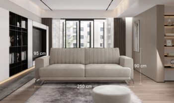 Zariaďte si obývačku, spálňu či študentskú izbu s flexibilným kúskom, ako je rozkladacia pohovka s úložným priestorom ENZIA. Jej flexibilita spočíva v tom, že je možné ju pomocou jednoduchého mechanizmu premeniť na pohodlné lôžko na večerné leňošenie pri pozeraní televízie alebo výnimočné…