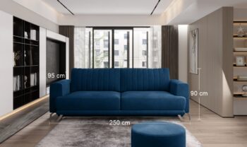 Zariaďte si obývačku, spálňu či študentskú izbu s flexibilným kúskom, ako je rozkladacia pohovka s úložným priestorom ENZIA. Jej flexibilita spočíva v tom, že je možné ju pomocou jednoduchého mechanizmu premeniť na pohodlné lôžko na večerné leňošenie pri pozeraní televízie alebo výnimočné…