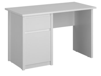 Písací stôl Erodin 1D1S/120 v elegantnej bielej farbe je ideálnym riešením pre moderné interiéry, či už do detskej izby alebo kancelárie. Tento stôl od značky KONDELA ponúka praktické a funkčné využitie s dôrazom na jednoduchosť a čistý dizajn.