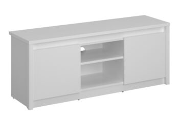 TV stolík Erodin 2D/125 v elegantnej bielej farbe je ideálnym riešením pre moderné interiéry. Tento kus nábytku od značky KONDELA ponúka nielen praktickosť, ale aj štýlový vzhľad, ktorý sa hodí do každej obývačky. S rozmermi 125,4 cm na šírku, 50 cm na výšku a 36,2 cm na…