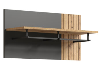 Dodajte svojej predsieni šmrnc a poriadok s touto elegantnou zostavou ESENA, ktorá spája moderný dizajn s maximálnou funkčnosťou. Kombinácia prevedenia grafit a dub evoke vytvára nadčasový vzhľad, ktorý dokonale zapadne do každého súčasného interiéru. Je…