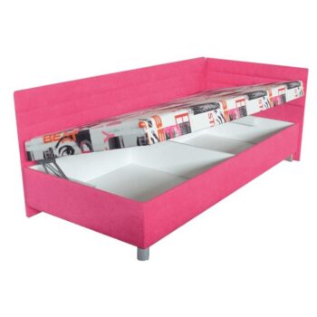 Čalúnená jednolôžková posteľ Etile 2 P v elegantnej ružovej farbe s moderným vzorom je ideálnym riešením pre tých, ktorí hľadajú štýlové a funkčné vybavenie do spálne. Táto posteľ od renomovanej značky KONDELA ponúka nielen komfortný priestor na spanie, ale aj praktický…