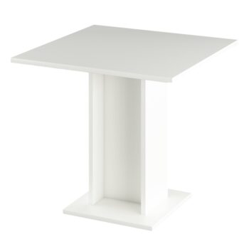 Jedálenský stôl Eugo s rozmermi 79x79 cm je ideálnym riešením pre moderné interiéry, kde sa kladie dôraz na jednoduchosť a funkčnosť. Tento stôl od značky KONDELA je vyrobený z kvalitného aglomerovaného materiálu, konkrétne laminovanej DTD, čo zaručuje jeho dlhú…