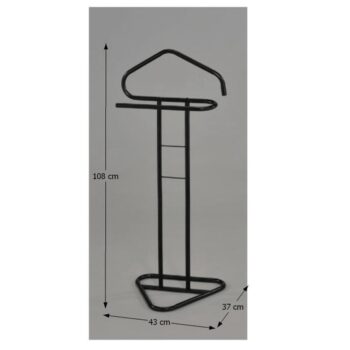 Nemý sluha Evert v elegantnej čiernej farbe je praktickým a štýlovým doplnkom pre váš interiér. Tento moderný stojanový vešiak od značky KONDELA je ideálnym riešením pre organizáciu oblečenia vo vašej predsieni, spálni alebo kancelárii. Vďaka svojmu minimalistickému dizajnu a tmavej farebnosti…