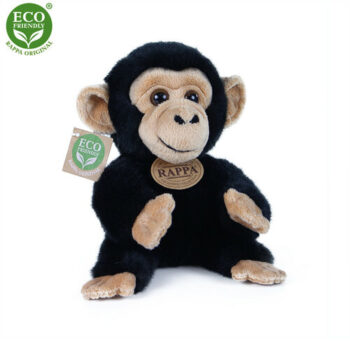 Eco-Fiendly Rappa šimpanz/opice sedící 18 cm