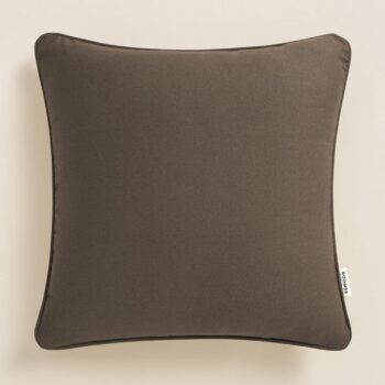 Elegantná obliečka na vankúš v hnedej farbe 40 x 40 cm