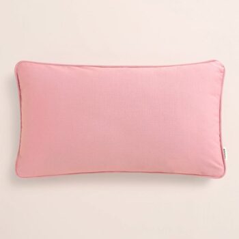 Elegantná obliečka na vankúš v tmavoružovej farbe 30 x 50 cm