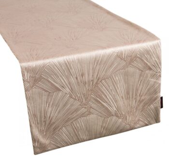 Elegantný zamatový stredový obrus s krásnym vzorom 40x140