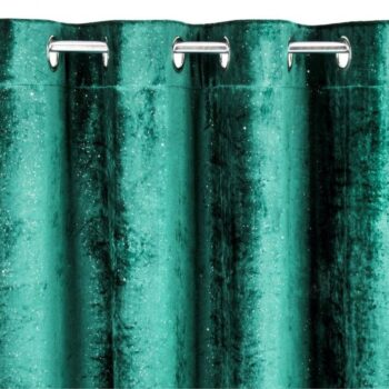 Elegantný zelený záves s trblietkami 140 x 250 cm Dĺžka: 250 cm