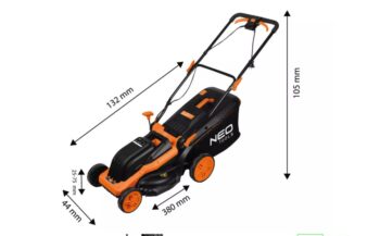 Elektrická kosačka na trávu 1600W 380mm, 45L 04-628 NEO TOOLS