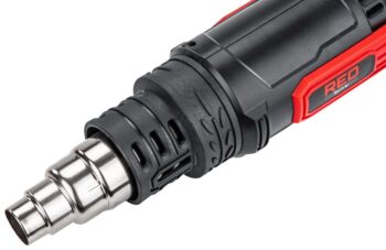 Elektrická teplovzdušná pištoľ RTOP0138 s nastaviteľnou teplotou a príslušenstvom