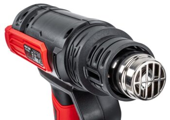 Elektrická teplovzdušná pištoľ RTOP0138 s nastaviteľnou teplotou a príslušenstvom