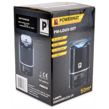Elektrický lapač hmyzu LED UV PM-LOUV-50T