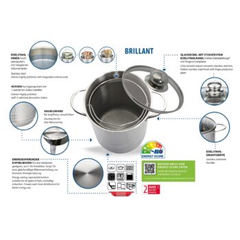 Elo 22616 Basic Hrniec na chren Brillant 16 cm, 4l