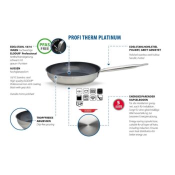 Elo 24538 Panvica Profi Therm Platinum 28 cm, 28 cm