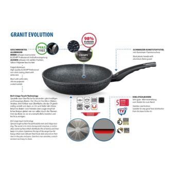 Elo 60024 Panvica Granit Evolution 24 cm, 24 cm