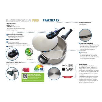 Elo 99388 Tlakový hrniec Praktika XS 2,7 l, 2,7 l