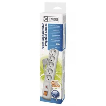 Emos P53874 prepäťová ochrana, 3 m