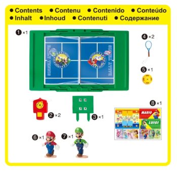 Epoch Super Mario dosková hra Tenis​