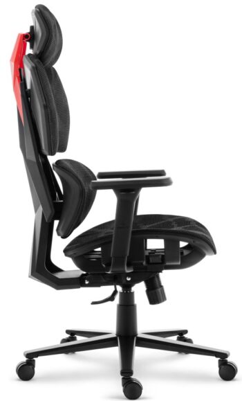 Ergonomická textilná otočná kancelárska stolička - HC-1010 Black