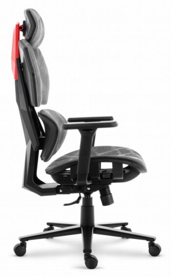 Ergonomická textilná otočná kancelárska stolička - HC-1010 Grey