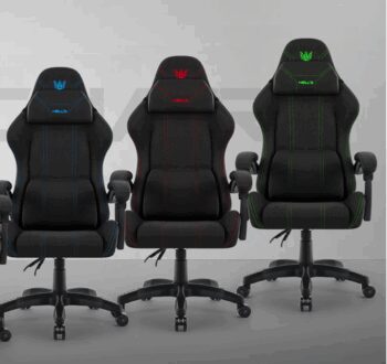 Ergonomické látkové herné kreslo HC-1014 modrá